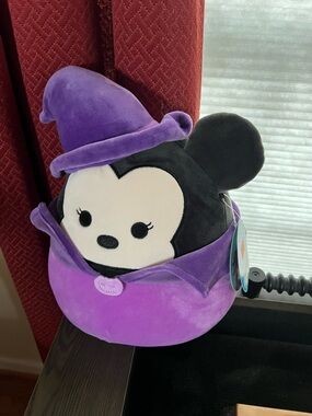 Disney Purple Minnie Witch Squishmallow Plush